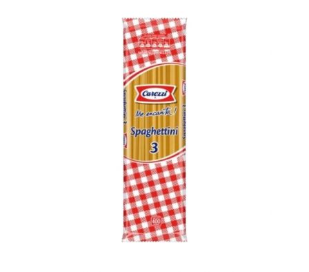 FIDEOS CAROZZI  SPAGHETTI Nº3 400 GR
