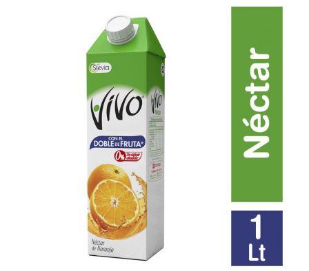 VIVO JUGO NECTAR NARANJA 1LITRO 