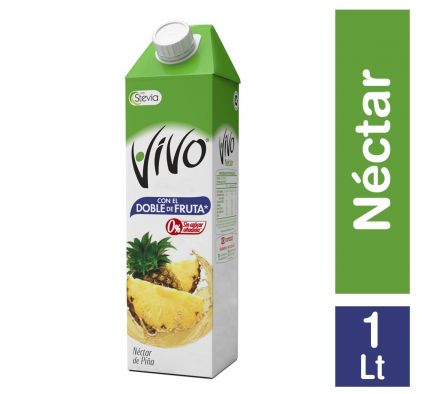 VIVO JUGO NECTAR PIÑA 1LITRO
