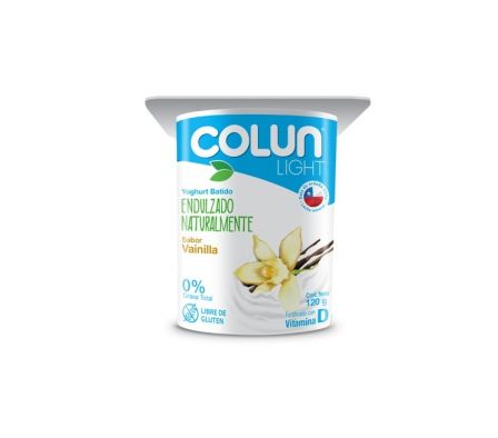 YOGHURT LIGHT COLUN  SAB/VAINILLA   120 GR.