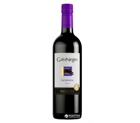 VINO SAN PEDRO GATO NEGRO CARMENERE 750ML