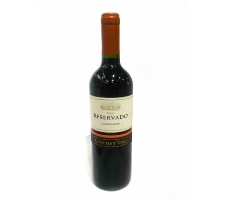 VINO  CONCHA Y TORO RESERVADO CARMENERE  750ML