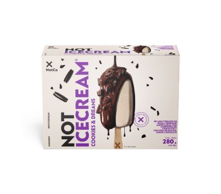 HELADO PALETA NOTCO COOKIES AND DREAMS PACK X 4UN