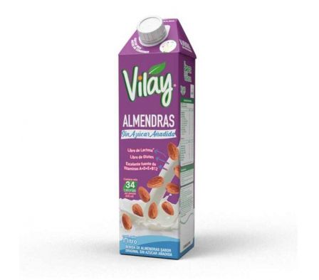 BEBIDA DE ALMENDRAS VILAY S/AZUCAR 1 LT