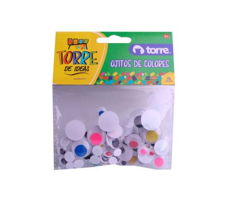 OJITOS SURTIDOS TORRE DE GOMA EVA