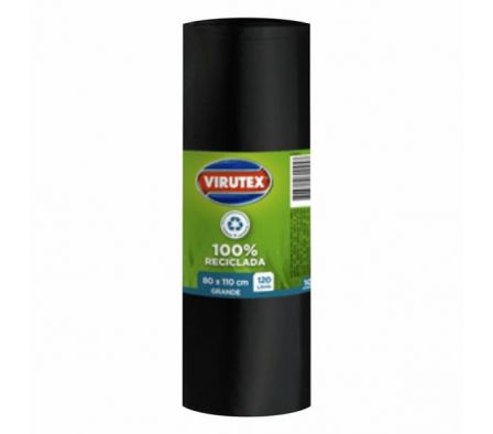 VIRULEX BOLSA D/BASURA BIO 80*110CM-120LTS*10UNI