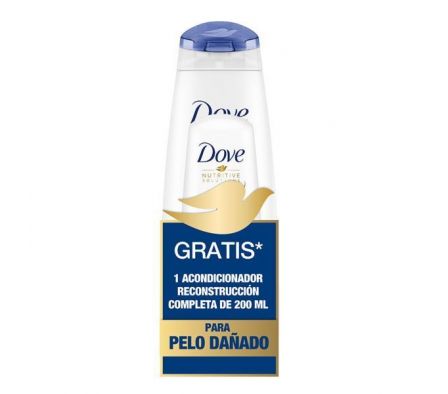 SHAMPOO DOVE RECON COMPL 400ML+AC 200ML REGA