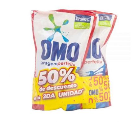JABON OMO LIQUIDO LAVA PERFE PACK 2X900ML