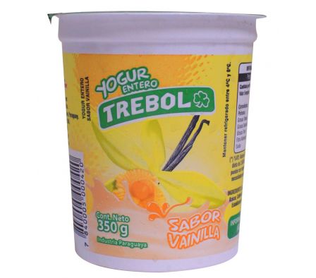 TREBOL YOGHURT VAINILLA 350G.