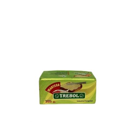 TREBOL MANTECA PLATEADA EN PAN 200 GR