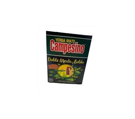YERBA MATE CAMPESINO DOBLE MENTA Y BOLDO 250GR