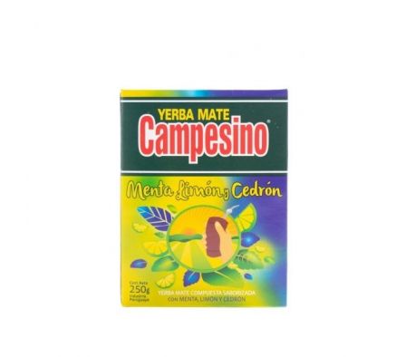 YERBA MATE CAMPESINO MENTA LIMON Y CEDRON 250GR