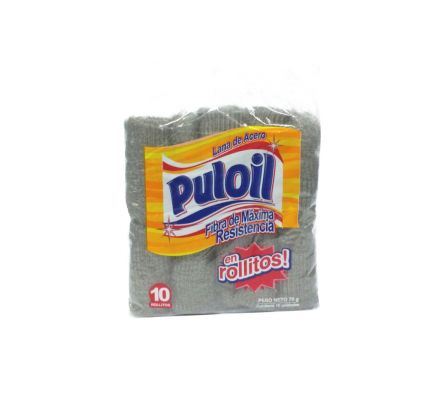 LANA DE ACERO PULOIL ROLLITO 10 UN 