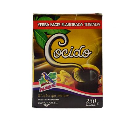 PAJARITO MATE COCIDO TOSTADO 250 GRS *8