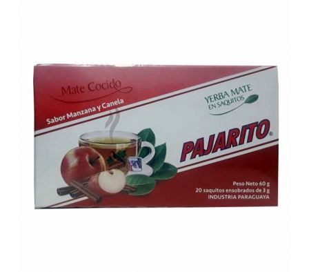 MATE COCIDO SAB/MANZANA Y CANELA E/SAQ.PAJARITO