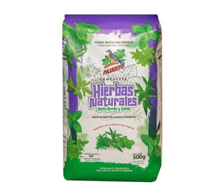 YERBA MATE PAJARITO C/MENTA BURRITO CEDRON 500GR