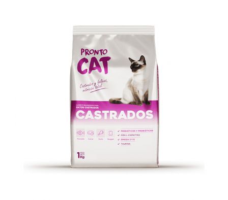 ALIM.P/GATOS PRONTO CAT CASTRADO 1KL