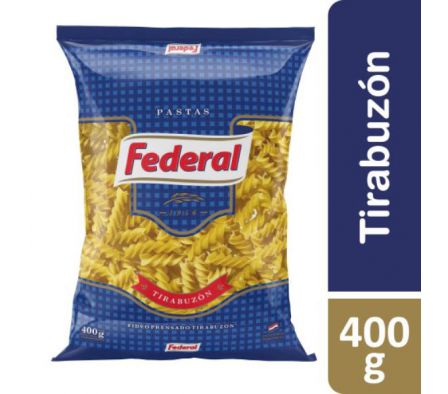 FIDEOS FEDERAL TIRABUZON 400GR
