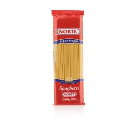 FIDEOS NORTE SPAGHETTI LARGO 400 GR