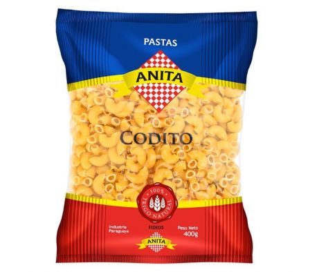 FIDEOS ANITA CODITO 400 GR