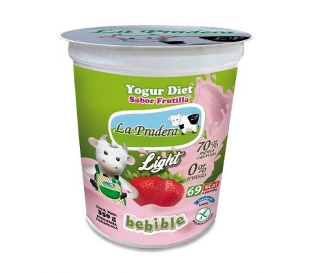 LA PRADERA YOGUR DIET FRUTILLA 350 G