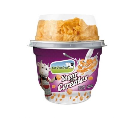 YOGUR CON CEREAL LA PRADERA POTE DE 180 GR. V