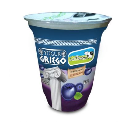 YOGUR GRIEGO LA PRADERA PULPA DE ARANDANOS 160GR