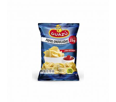 PAPA FRITA GUAZU ONDULADA 25 GR