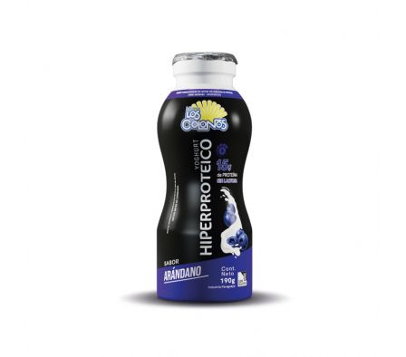 YOGUR LOS COLONOS HIPERPROTEICO ARANDANO 190GR