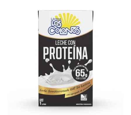 LECHE LOS COLONOS SEMIDESC SIN LACTOSA 1 LT 