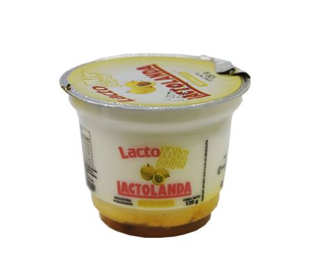 YOGUR LACTOLANDA LACTOMIX PULPA MBURUCUYA 120GR.