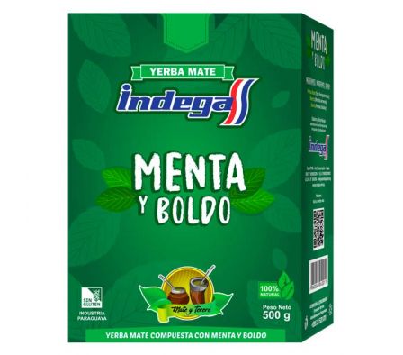 YERBA INDEGA MENTA/BOLDO X 500GR
