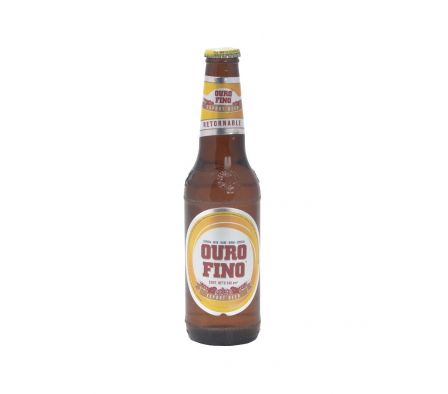CERVEZA  OURO FINO RETORNABLE 340ML.