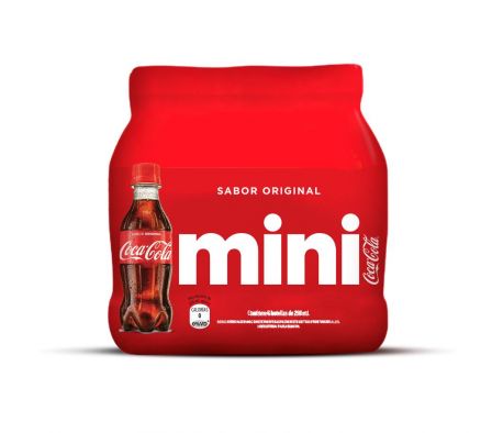 MINI PACK GASEOSA COCA COLA X 6 UNDS  P5 X 250 ML