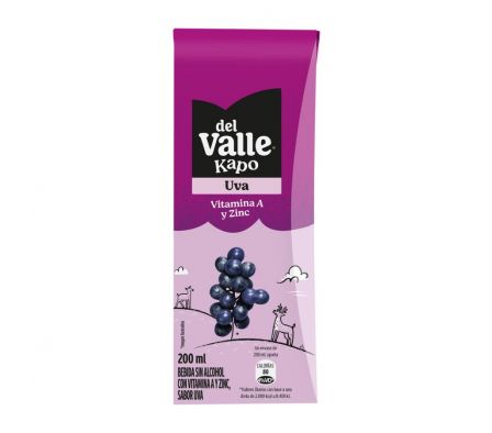 JUGO DEL VALLE KAPO UVA 200ML