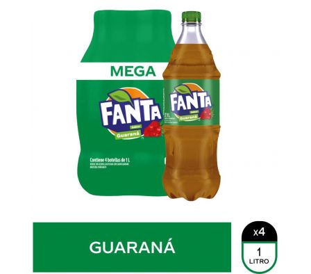 PACK FANTA GUARANA 1L X4