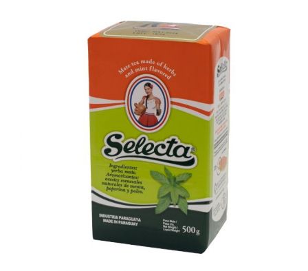 YERBA MATE SELECTA MENTA 500GR