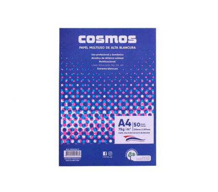 HOJAS BLANCAS COSMOS A4 50 UNDS BLISTER