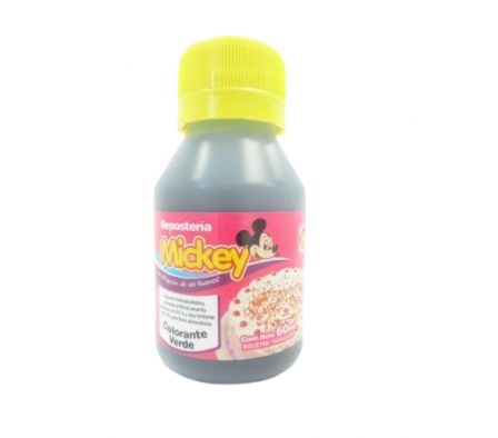 COLORANTE LIQ.VERDE MICKEY  60CC