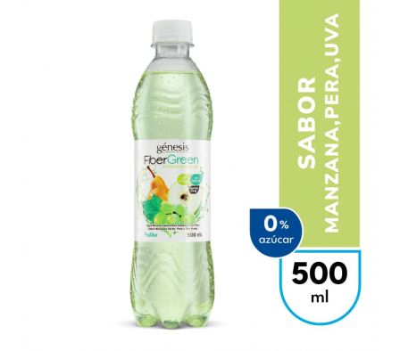 GENESIS AGUA MINERAL SABOR.DIETETICA FIBER G 500ML