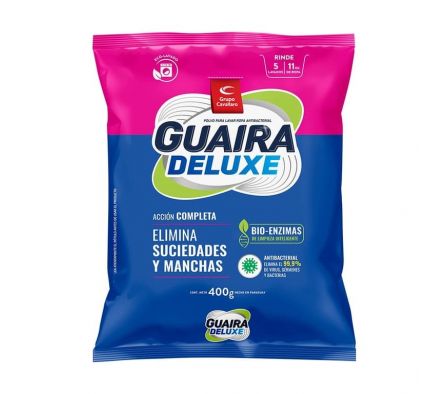 JABON POLVO GUAIRA  DELUXE 400 GRS 