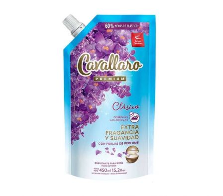 SUAVIZANTE CAVALLARO CLASICO DOY PACK X 450 ML