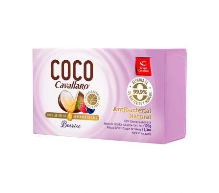 JABON TOCADOR BERRIES COCO CAVALLARO 100GR