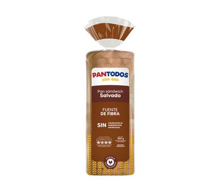 PAN SANDWICH PANTODOS SALVADO 850GR