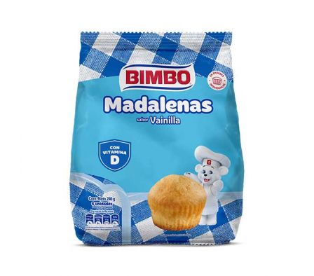MADALENAS BIMBO VAINILLA FLOW 6UN 240GR