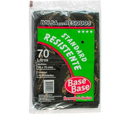BASE BASE BOLSA P/RESIDUO STANDARD 70 LTS.