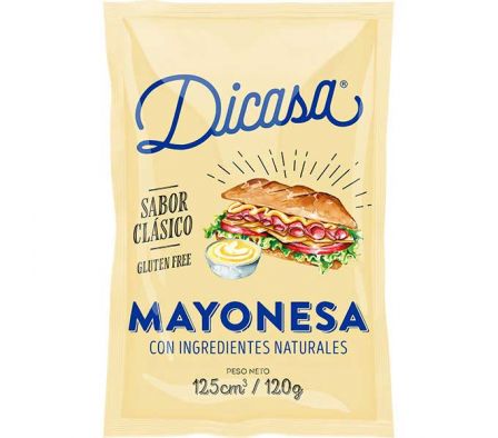 MAYONESA DICASA SABOR CLASICO SIN GLUTEN 120GR