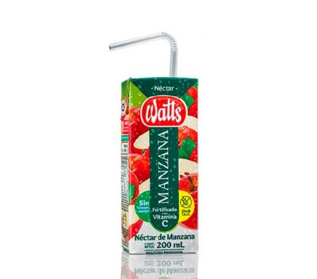WATT'S JUGO MANZANA 200 CC *30....