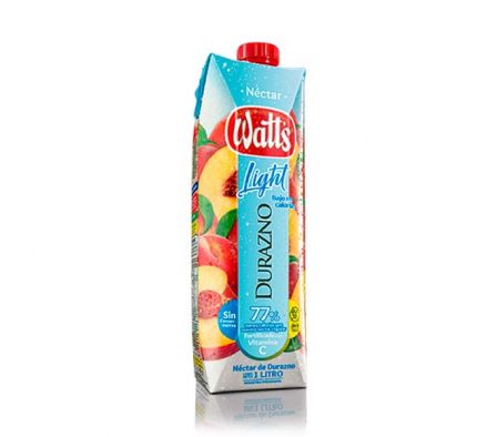 WATT'S JUGO DURAZNO LIGHT 1000 CC 
