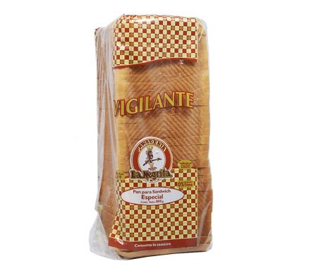 PAN P/SANDWICH LA NEGRITA VIGILANTE 800GR